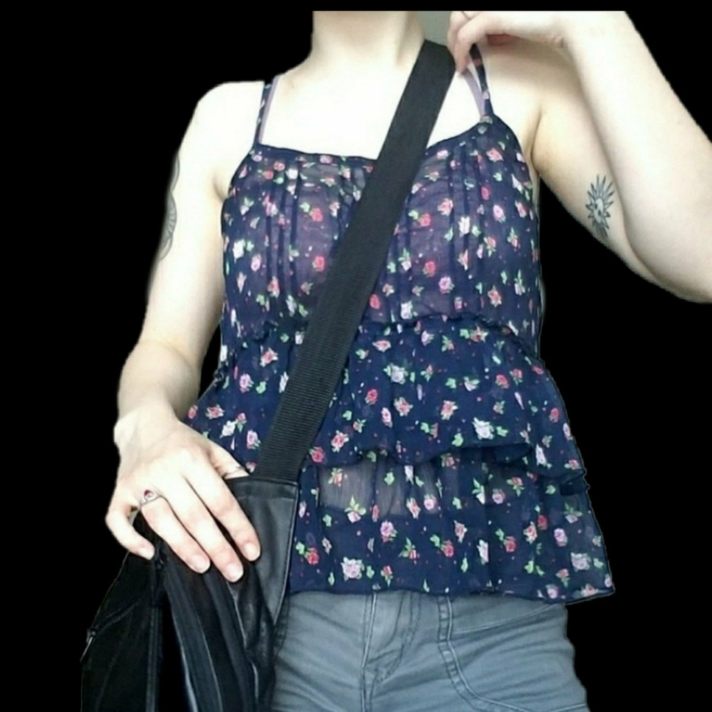 Hollister Ruffled Tank Top